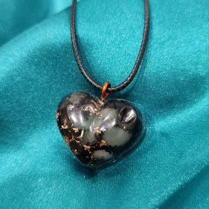 Nova radost, emotivni oporavak i srećne prilike. Srculence/lični orgonit sa aventurinom u turmalinu